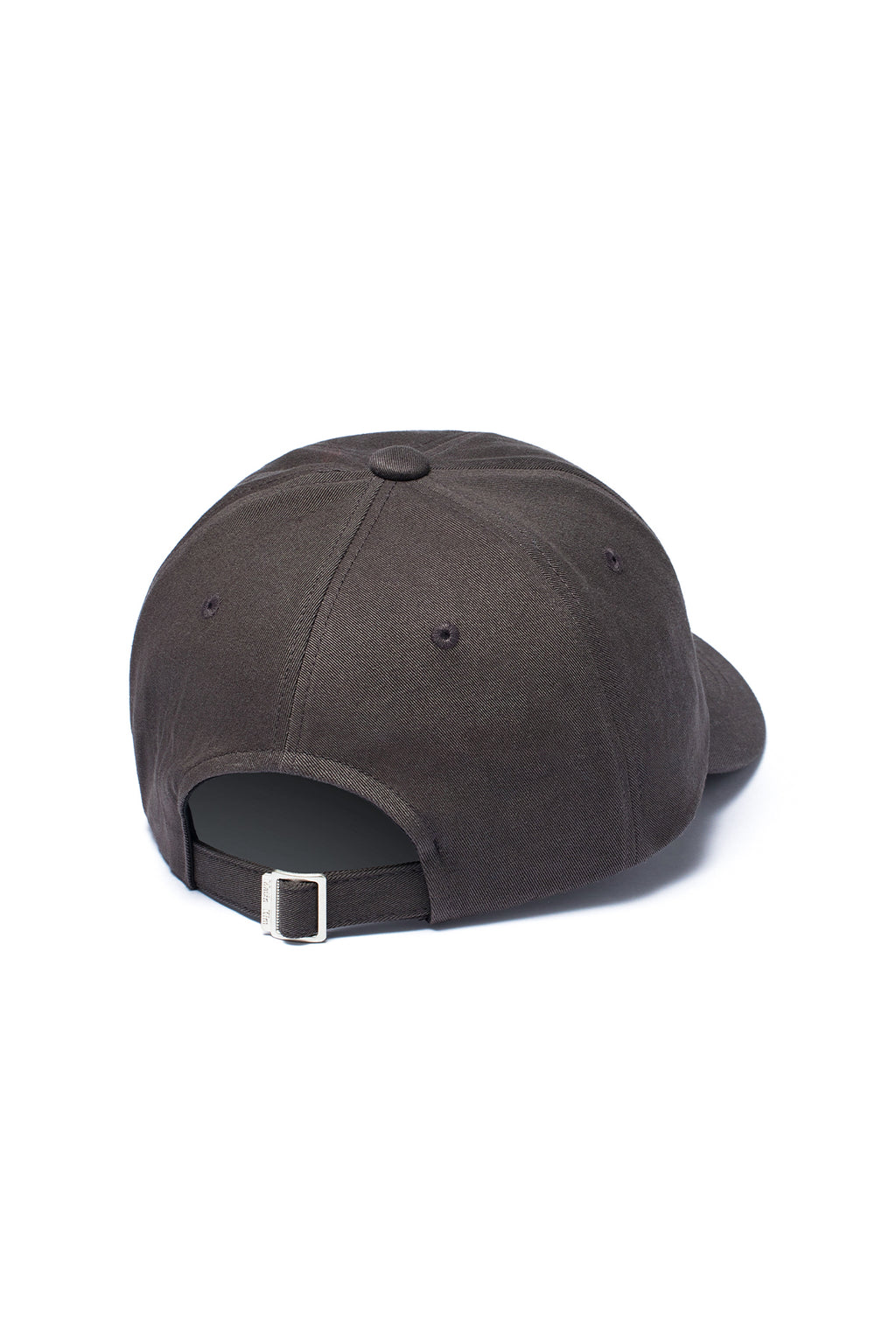 [matinkim] LETTERING FLAT BRIM CAP IN CHARCOAL