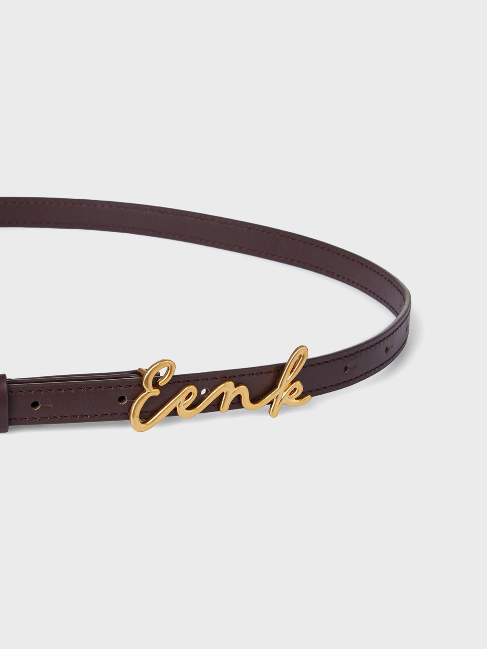 EENK Logo Belt - Brown