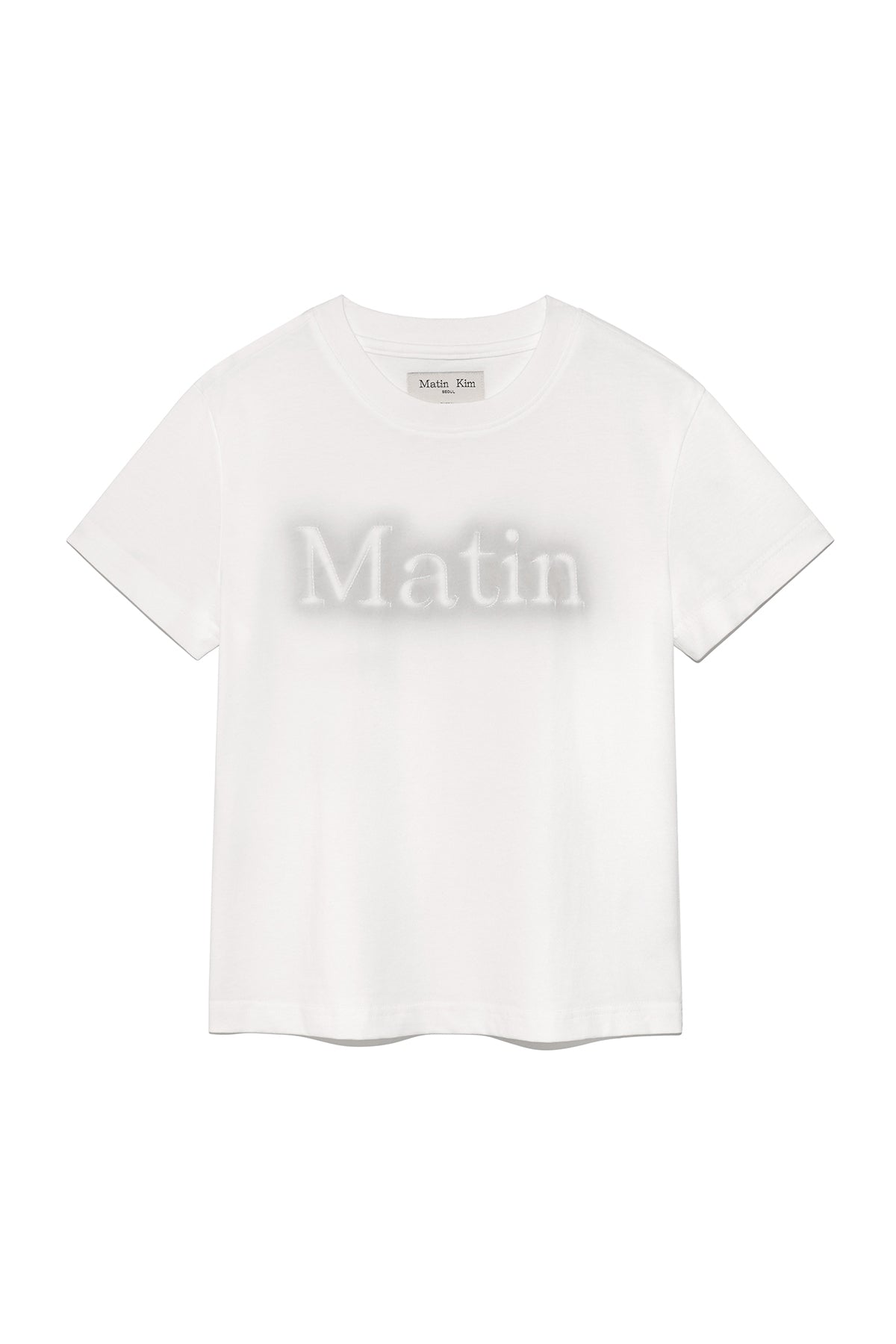 Matinkim Matin Shadow Typo Top IN White