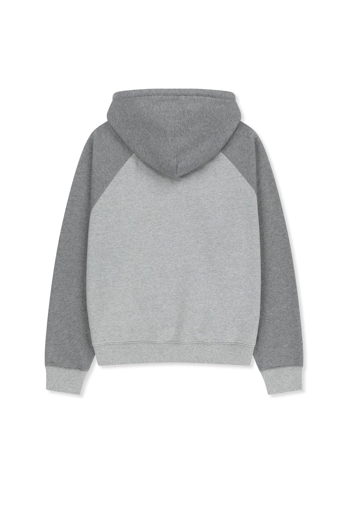 Matinkim Color Block Logo Hoody Top IN Grey