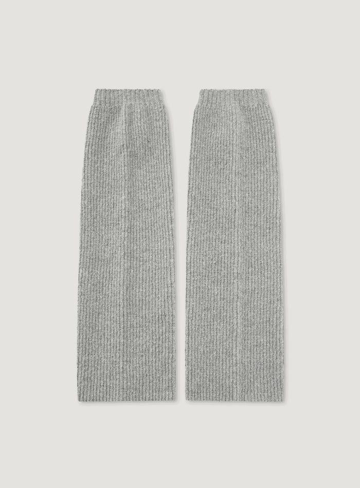 Mango Maniplease Wool Leg Warmer Grey