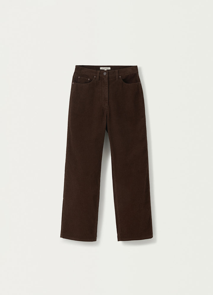 Nothing Written Cocoon corduroy pants (Dark brown)