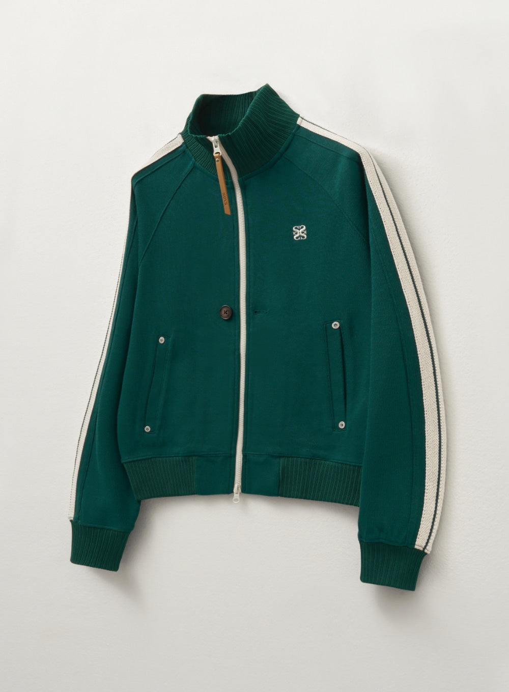 [satur] (W) Lawton All Day Track Zip-up Jacket - Teal Green