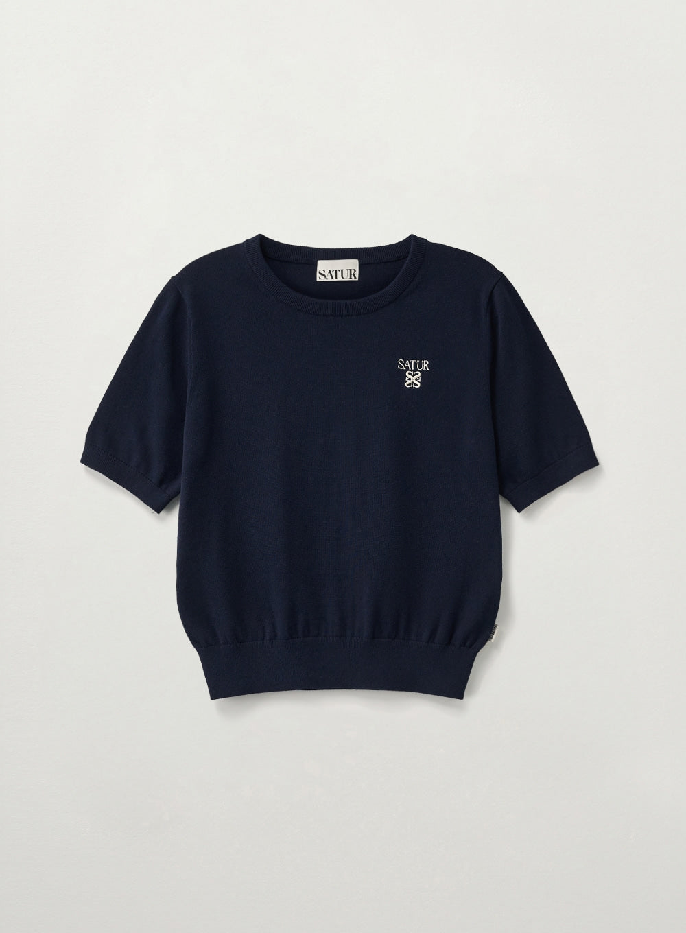 Satur (W) Loren Fine Half Knit - Navy