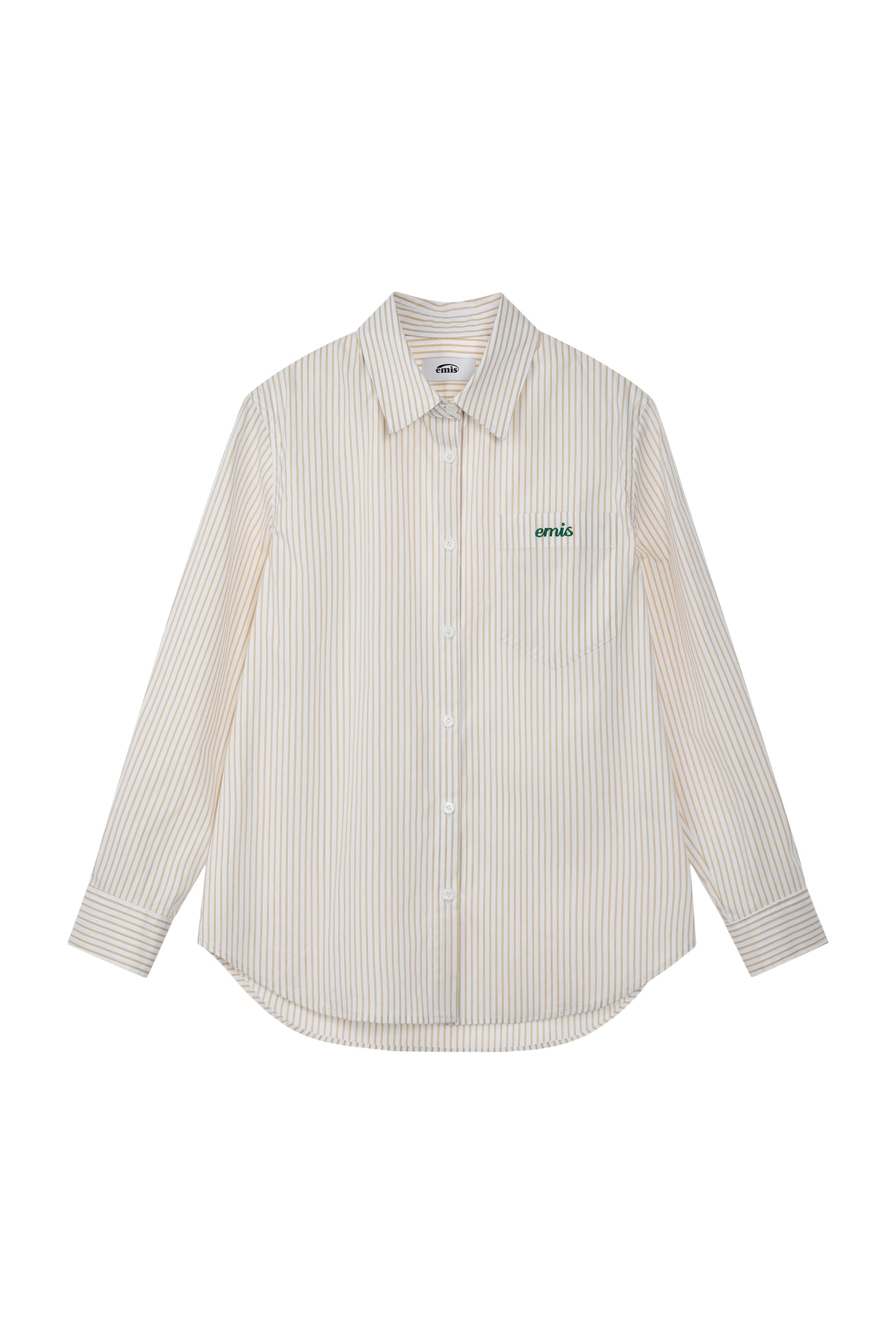 (UNISEX) STRIPE SHIRT-YELLOW STRIPE