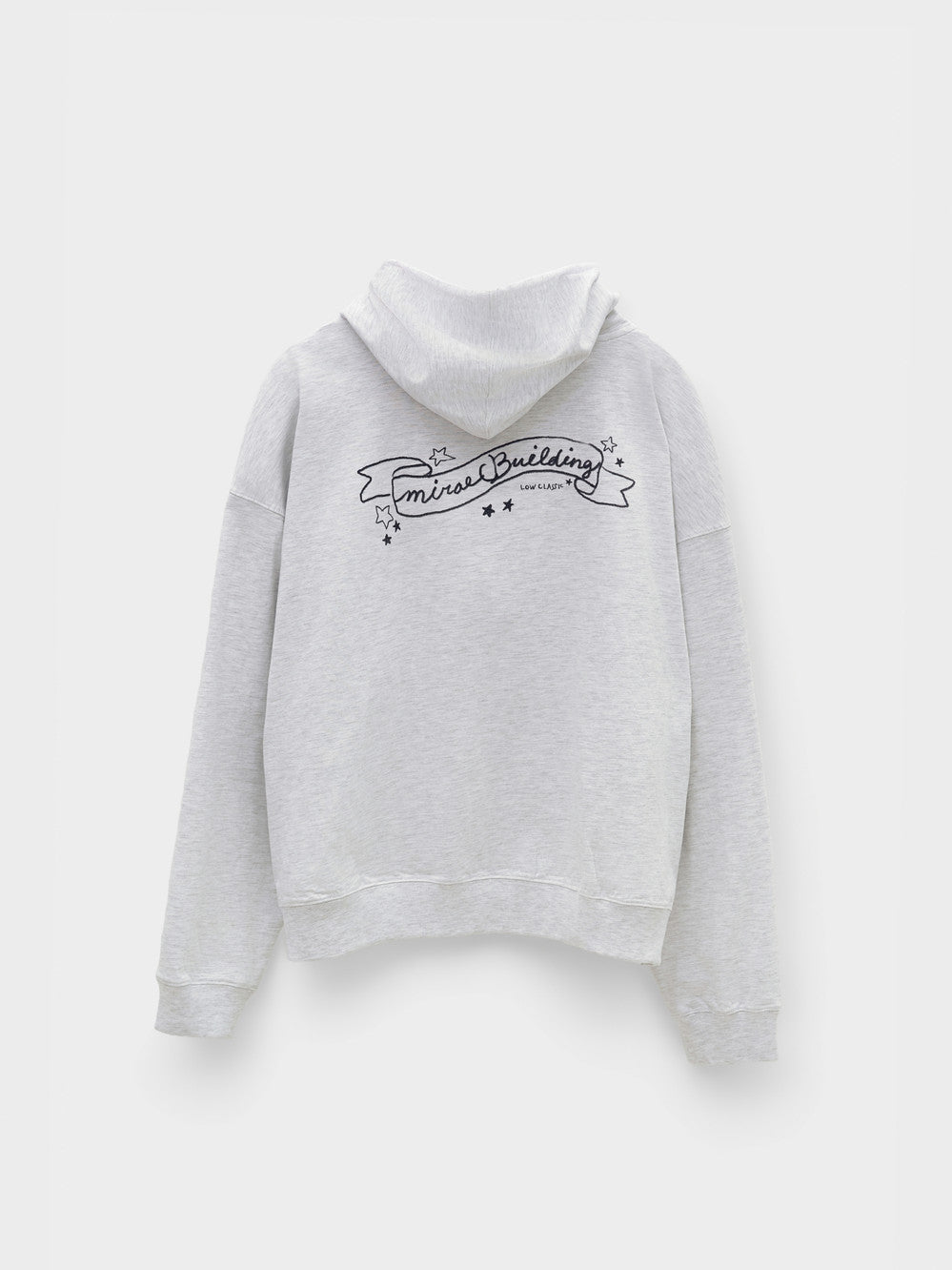 [Low Classic] Mirae Zip-Up Hoodie_Light Melange Grey