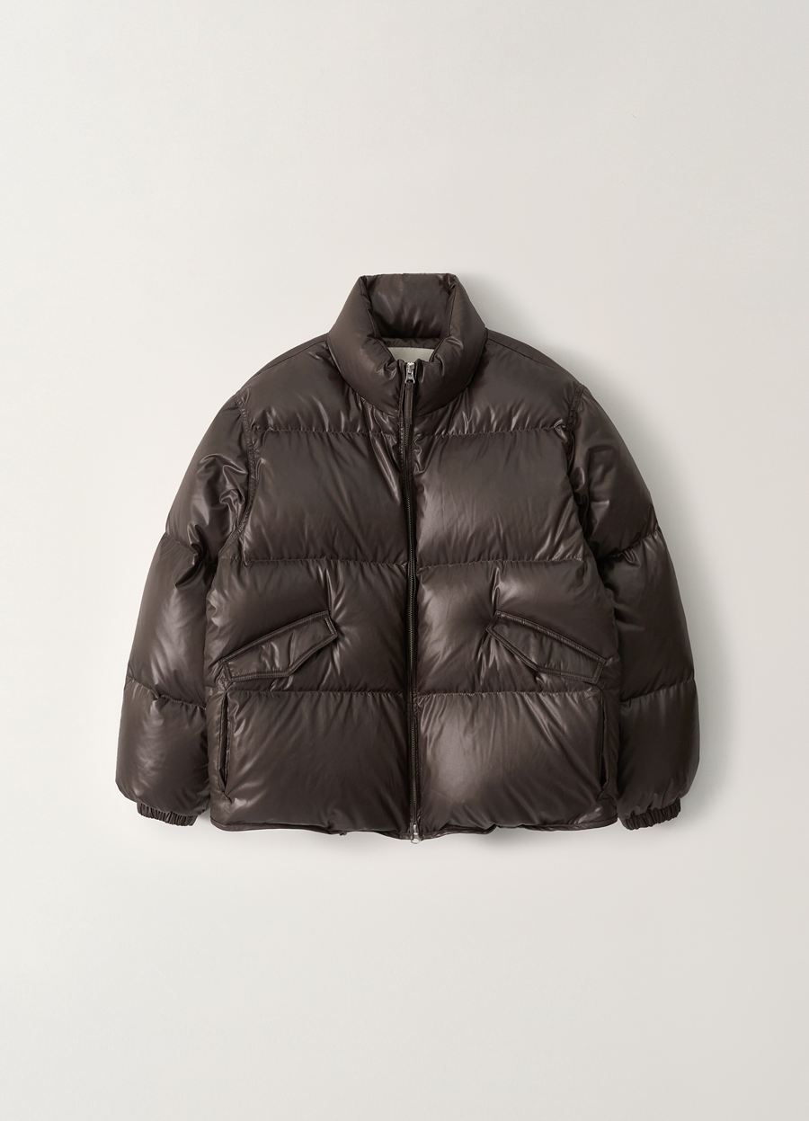 Nothing Written Hoore puffer jacket (Vintage brown)