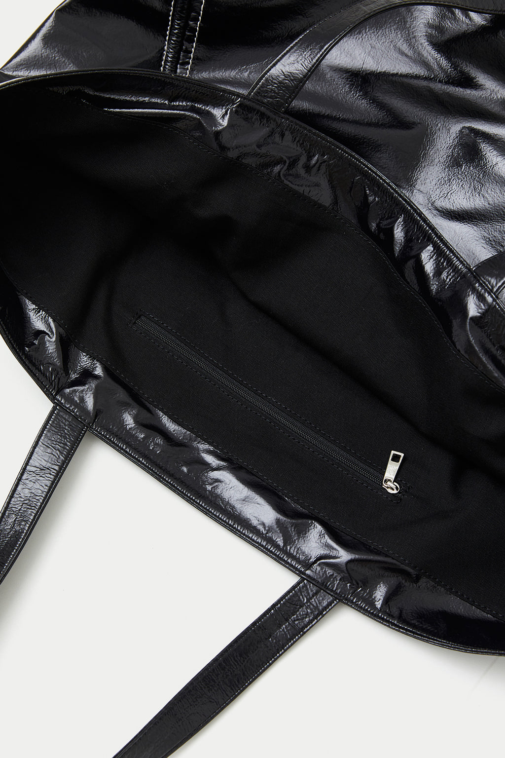 [matinkim] BIG COATING TOTE BAG IN BLACK