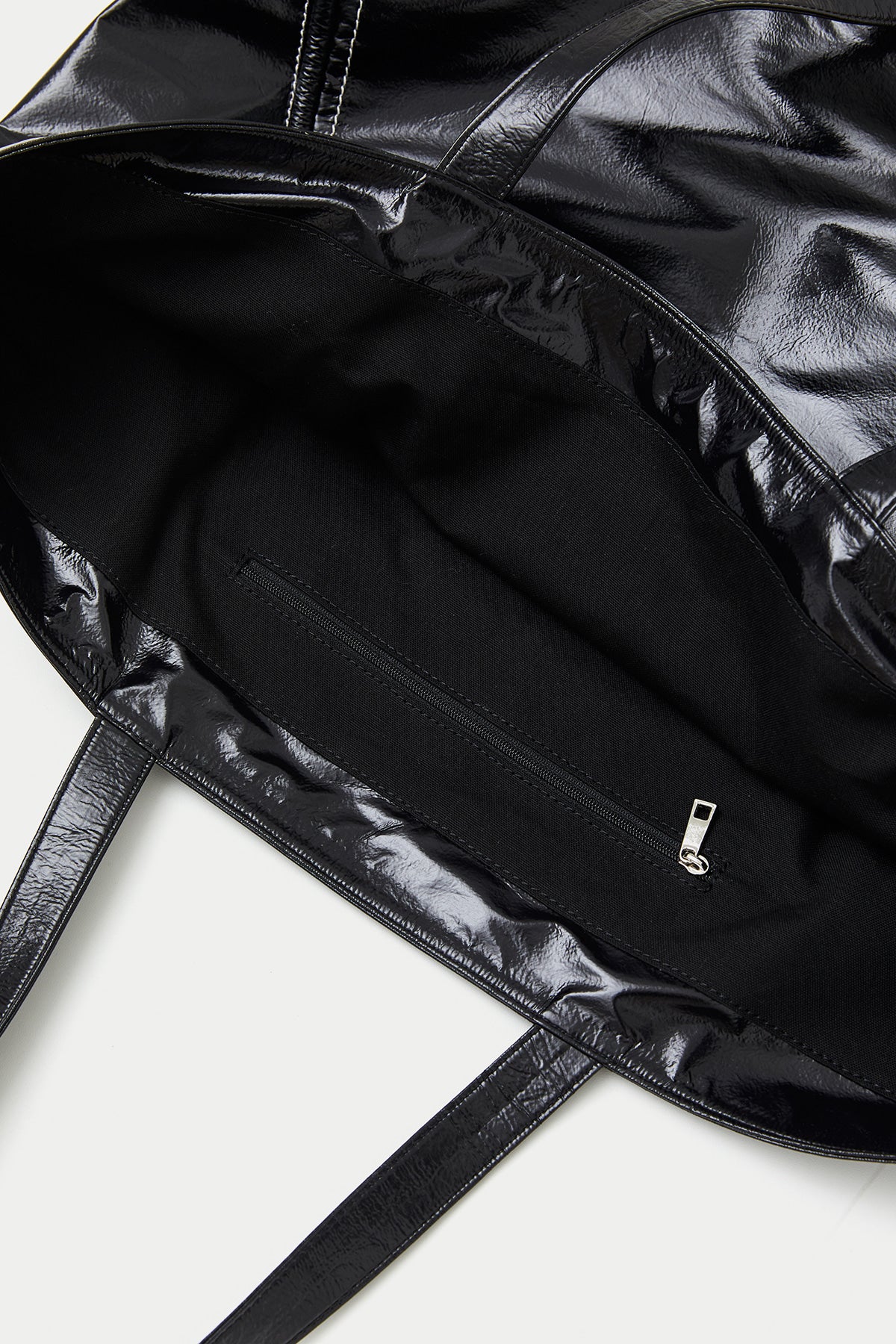 [matinkim] BIG COATING TOTE BAG IN BLACK