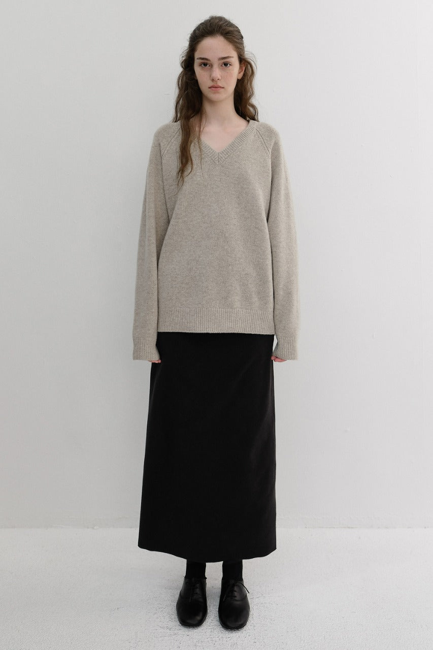 Dunst Fleece Maxi Skirt Black