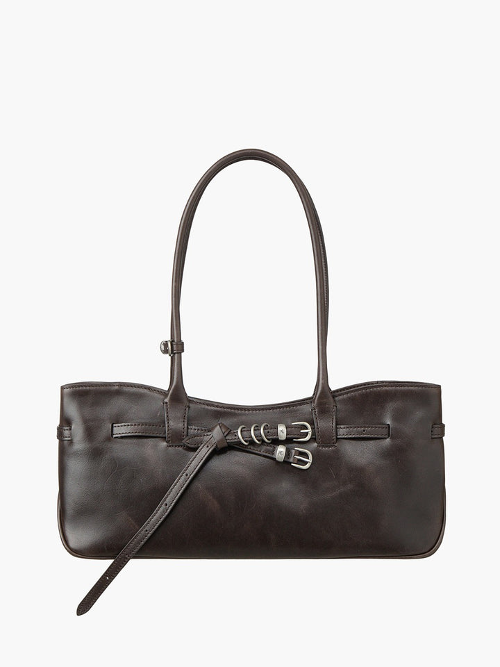 Margesherwood Grandma Used Shoulder Bag sepia pull-up