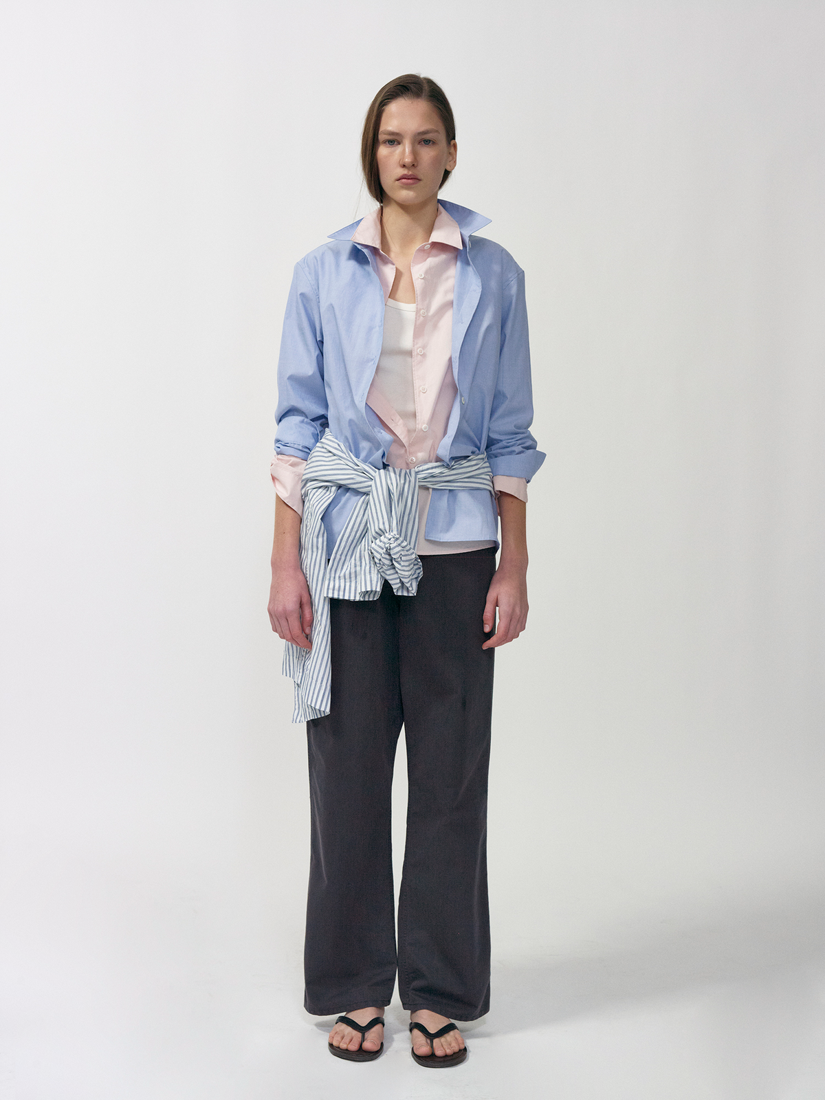 Nothing Written Port standard fit shirt (Taffy)