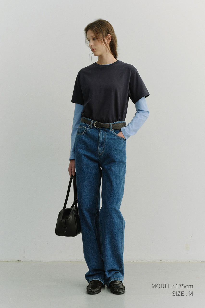 Dunst Loose Jeans Classic Blue
