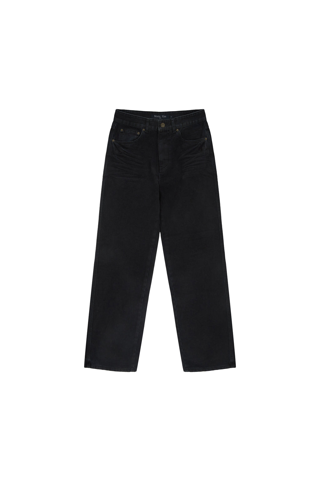 Matinkim Vintage Velvet Denim Pants For Men IN Navy