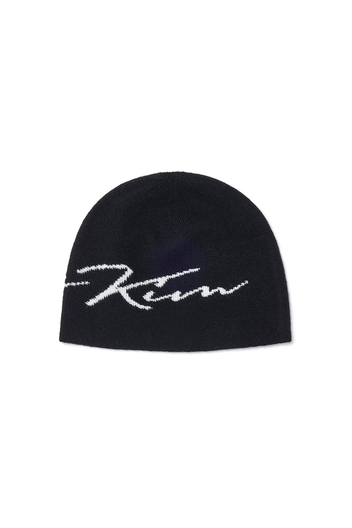 [matinkim] MATIN LOGO SCRIPT BEANIE IN BLACK