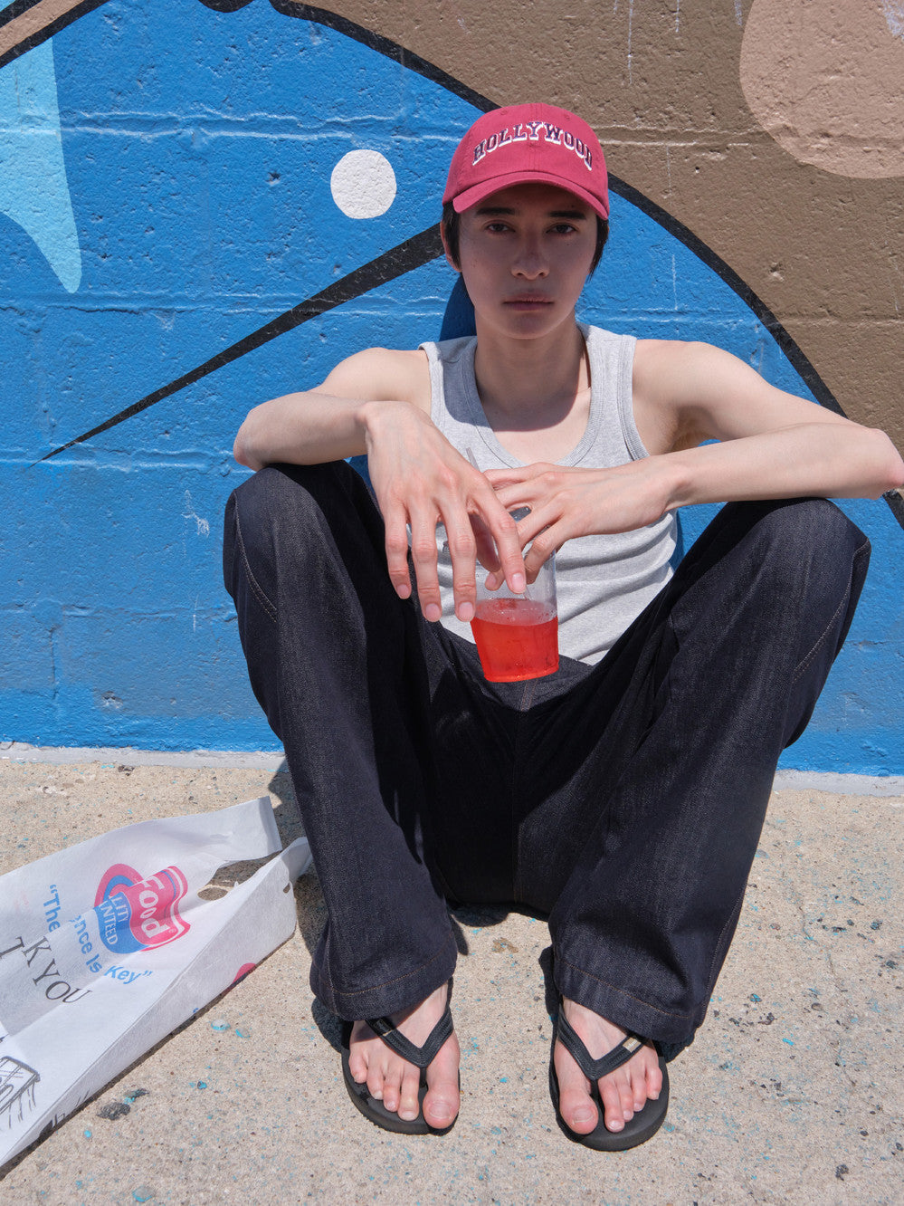 Low Classic Hollywood Ball Cap Cherry
