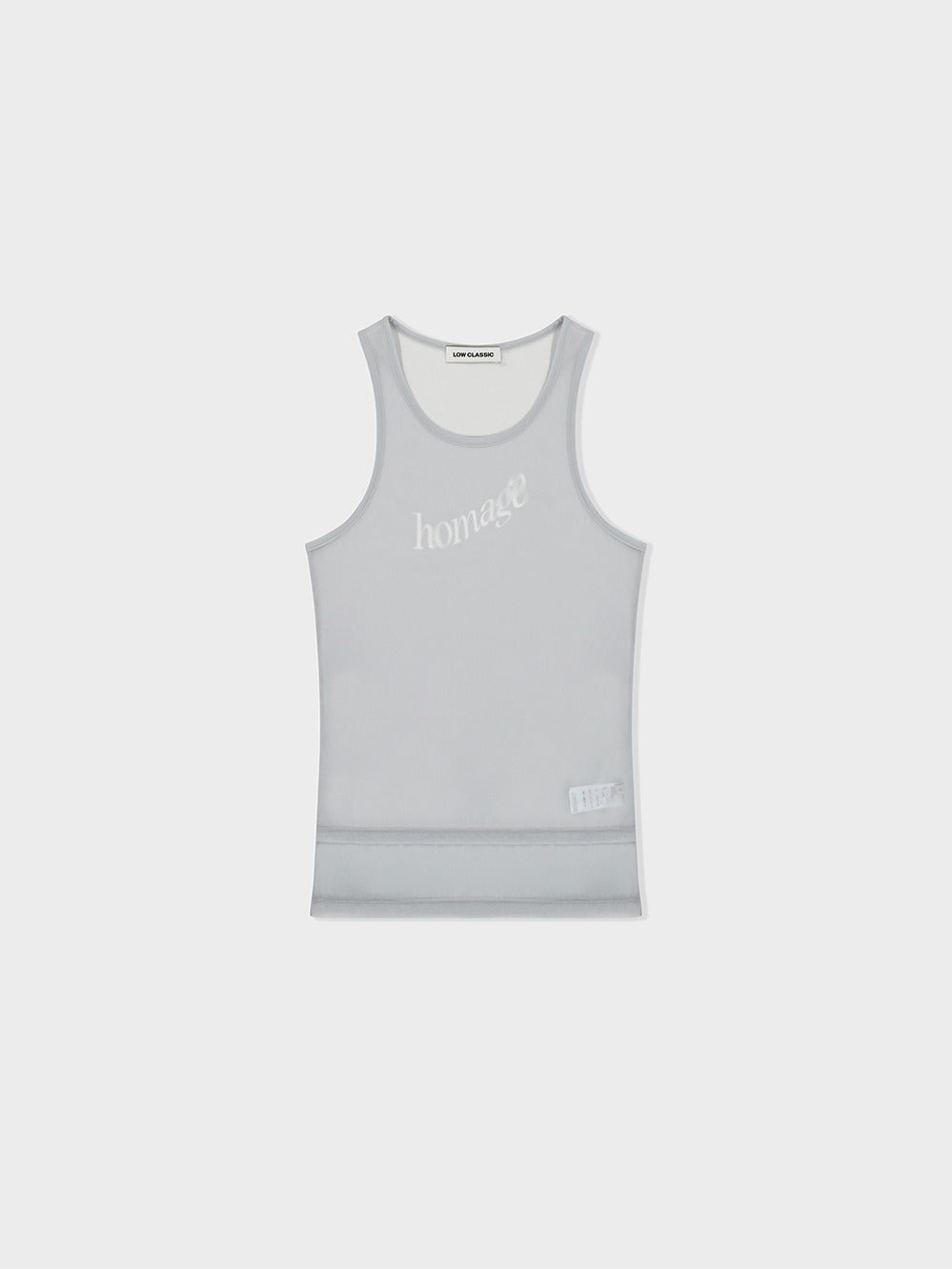 Low Classic Homage Sleeveless T-Shirt Light Blue