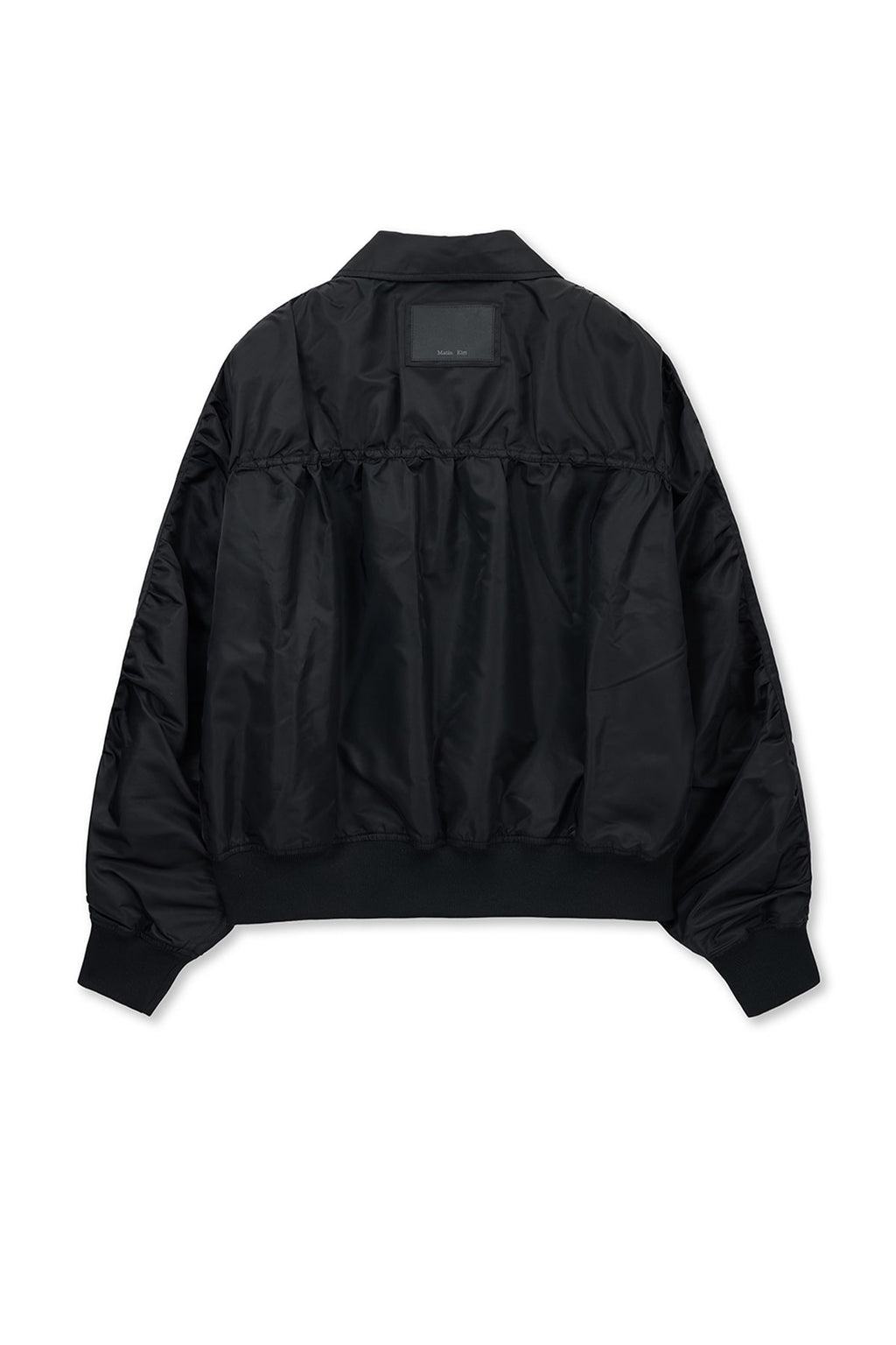 Matinkim Small Logo Shirring Jumper IN Black