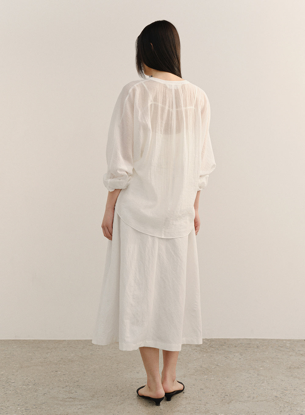 Kindersalmon Natacha Skirt Porcelain