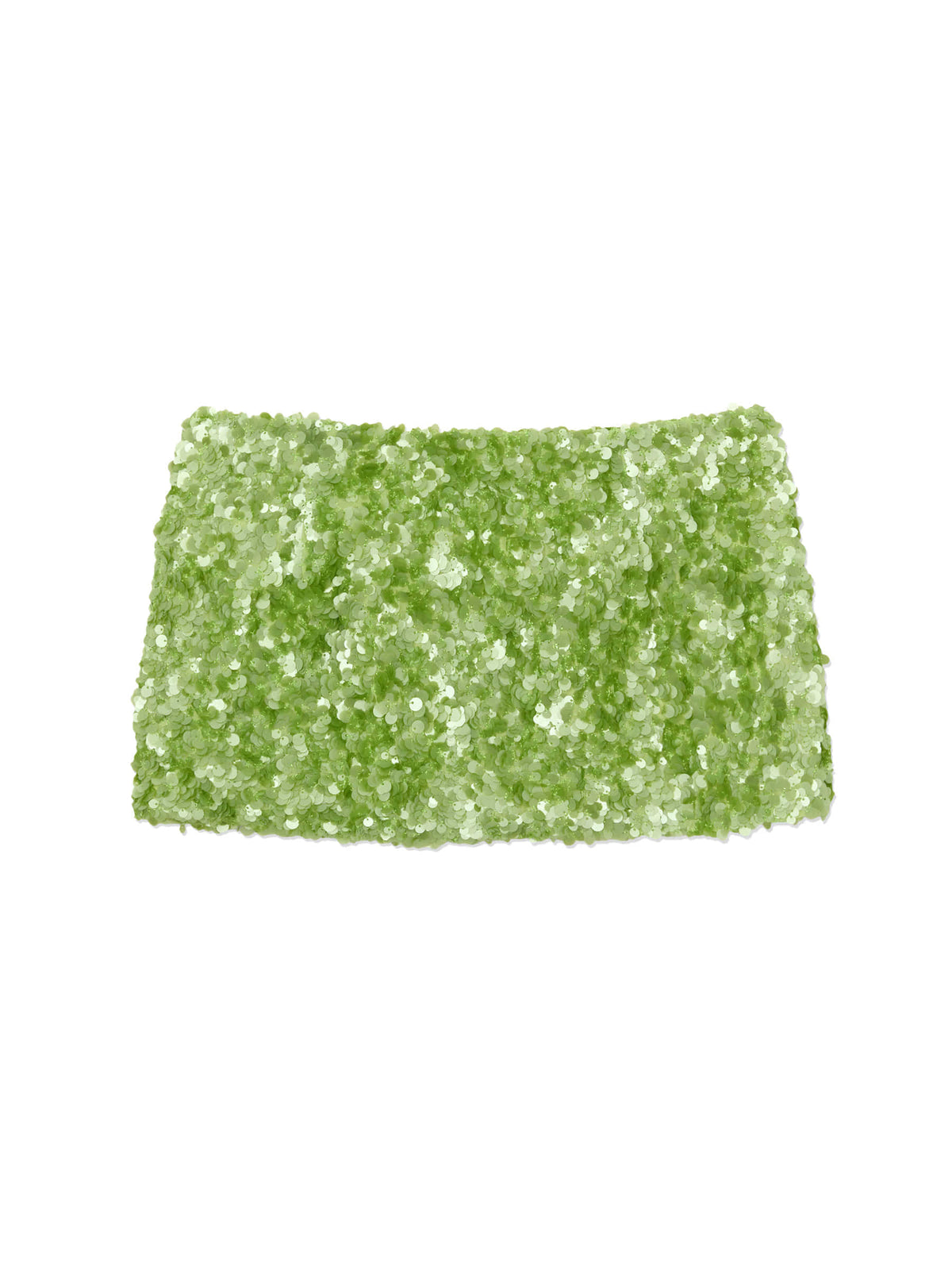 GLOWNY Twinkle Mini Skirt (Green)