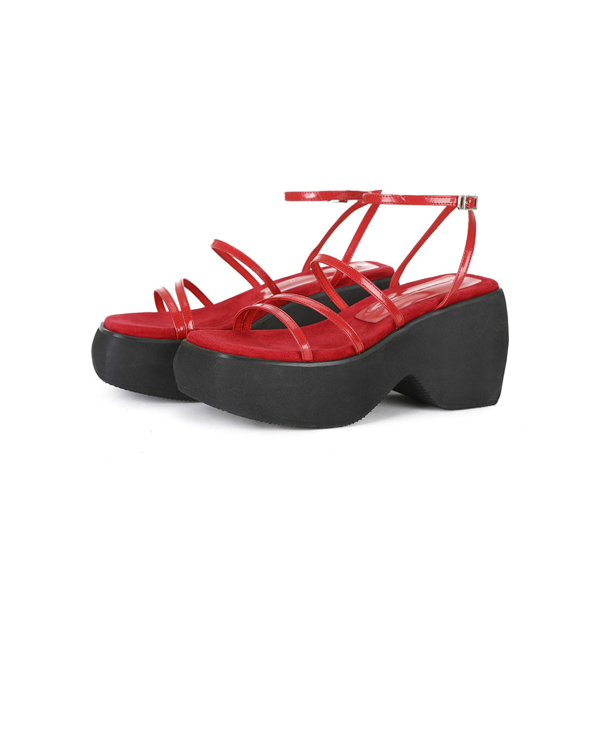 Osoi 90'S Platform Sandal Red