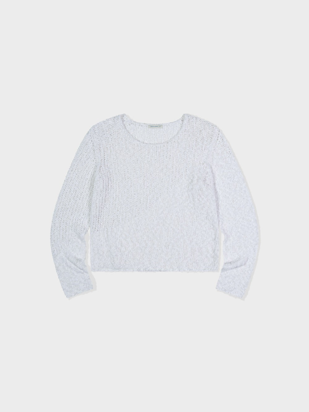 Low Classic Wave Cropped Sweater Ivory