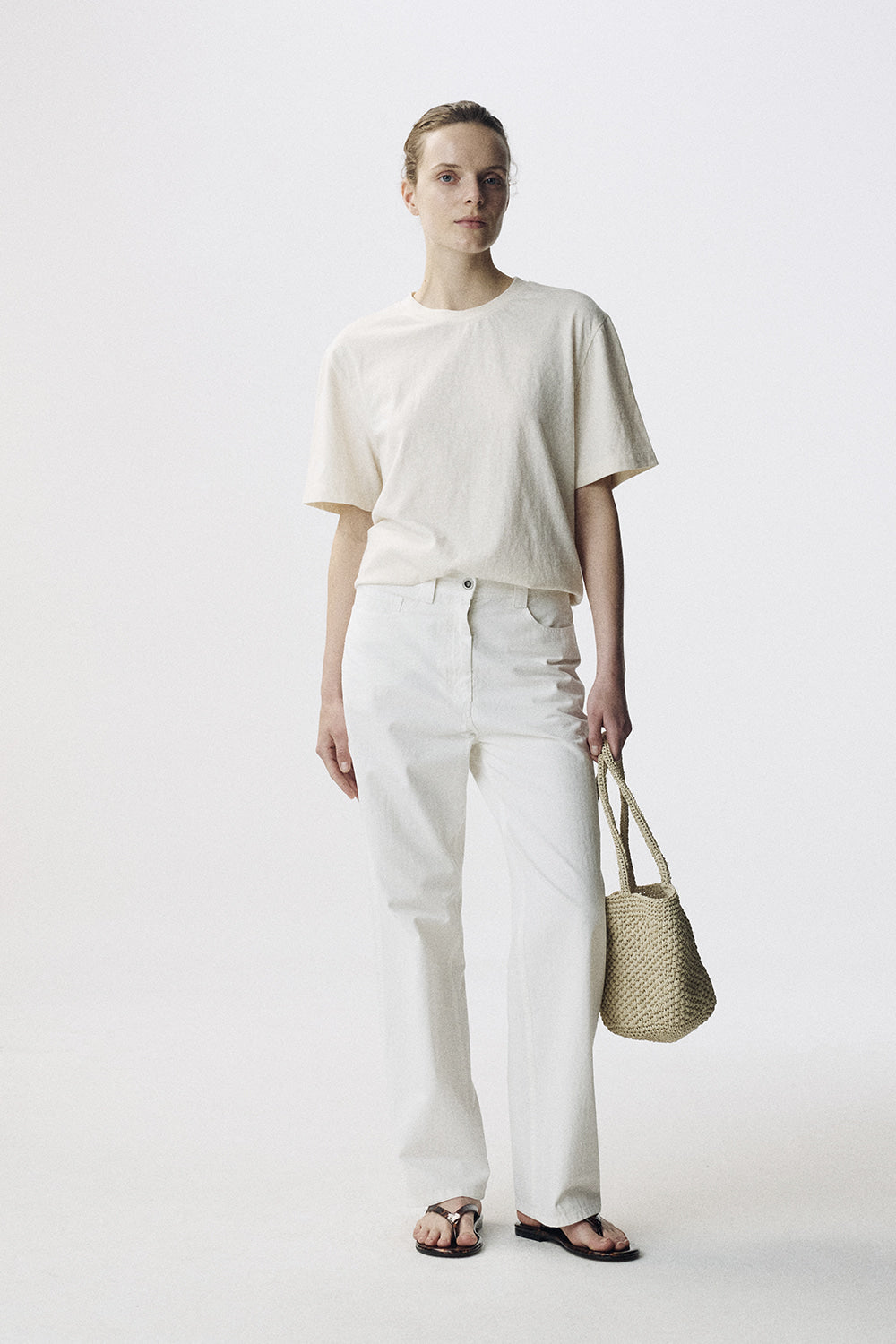 Nothing Written Sunwashed t-shirt (Natural cream)