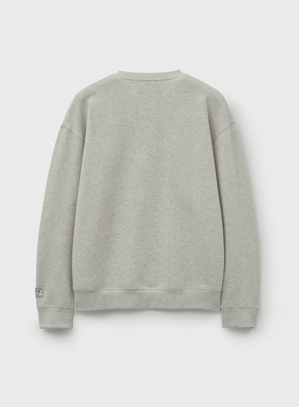 [satur] Angel Graphic Sweatshirt - Melange Ivory