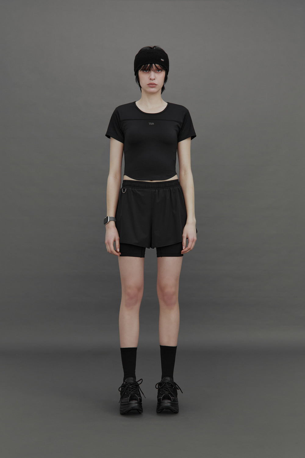Treemingbird Tmb Active Open-Back Top Black