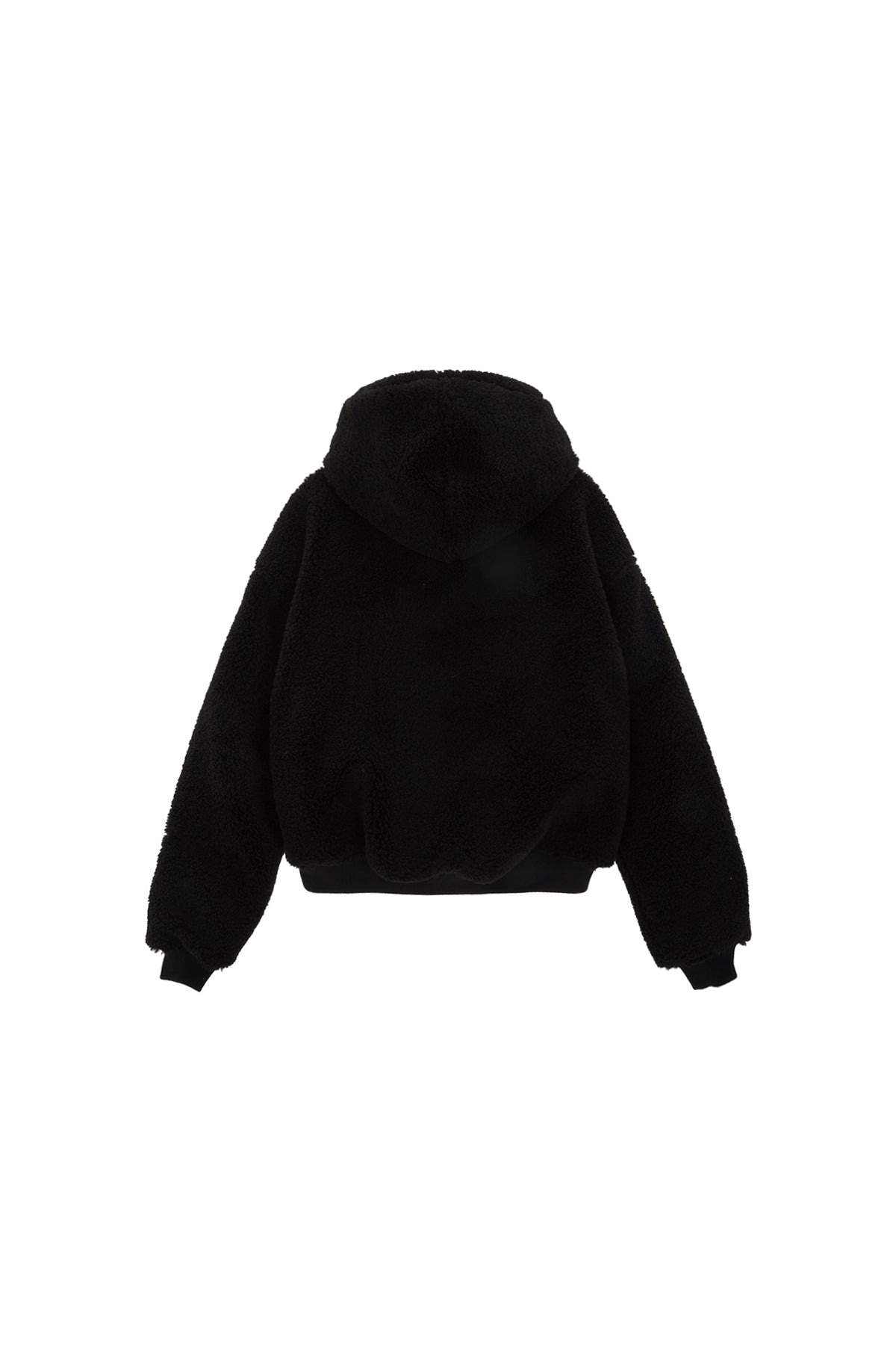 Matinkim Logo Point Fleece Hoody Jumper For Women IN Black