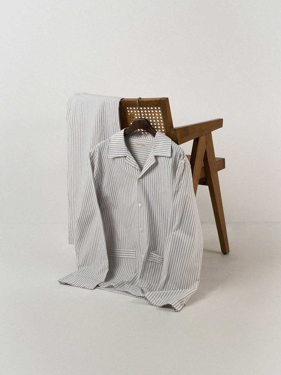 Facade Pattern Comfort Stripe Shirt