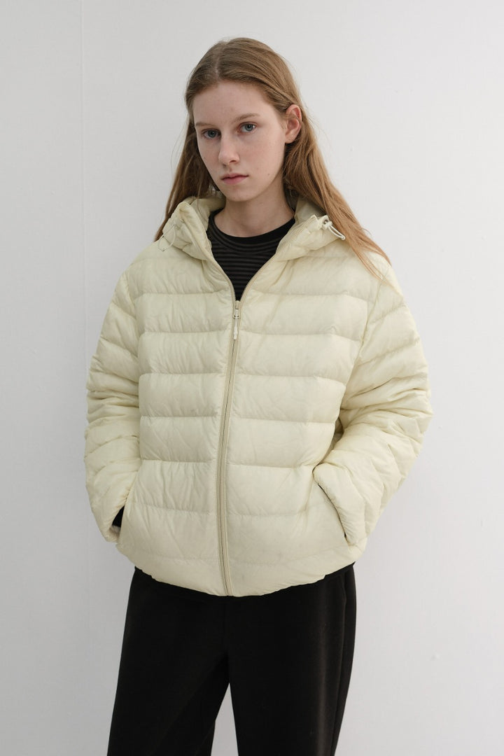 Dunst Unisex Light Goose Down Jacket Sea Salt