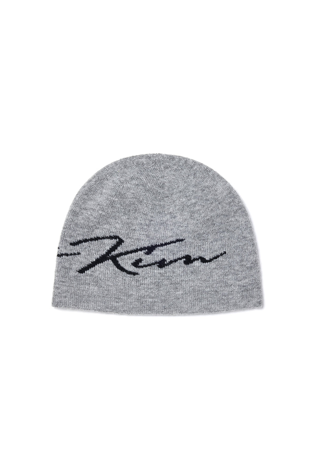 [matinkim] MATIN LOGO SCRIPT BEANIE IN GREY