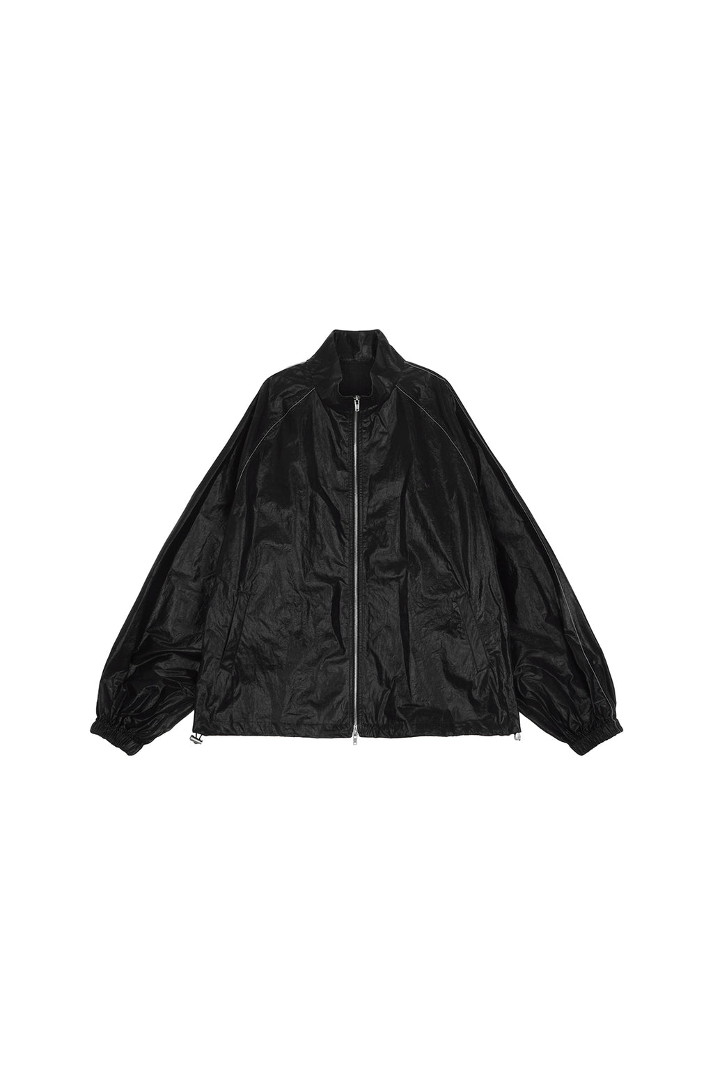 [matinkim] MATIN KIM LOGO COATING JUMPER IN BLACK