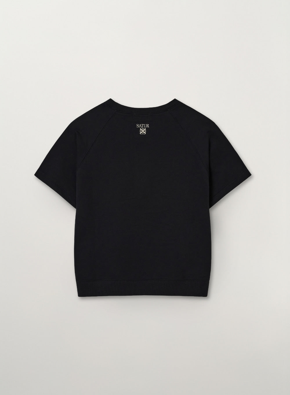 Satur (W) Basic Half Sweatshirt - Black