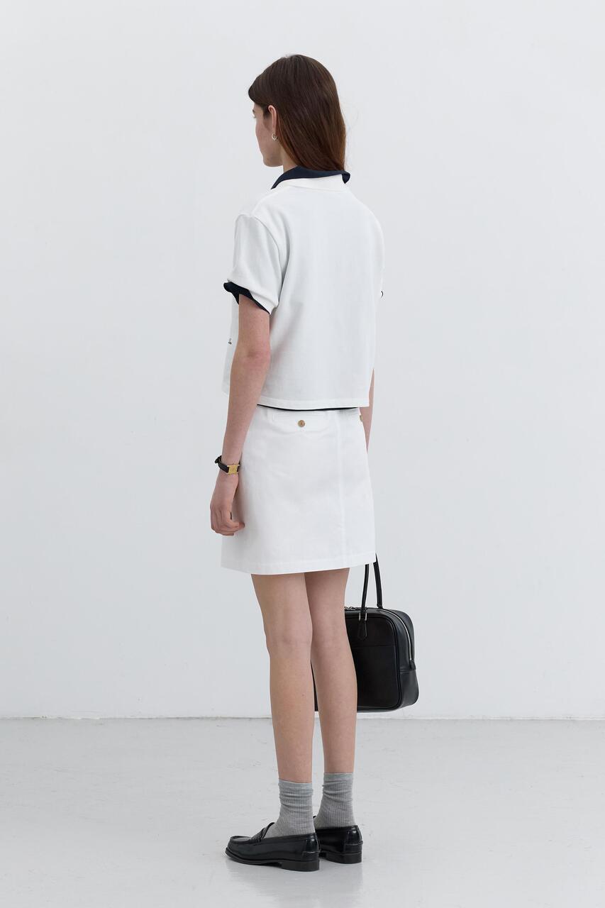 Dunst Essential Polo Shirt Off White