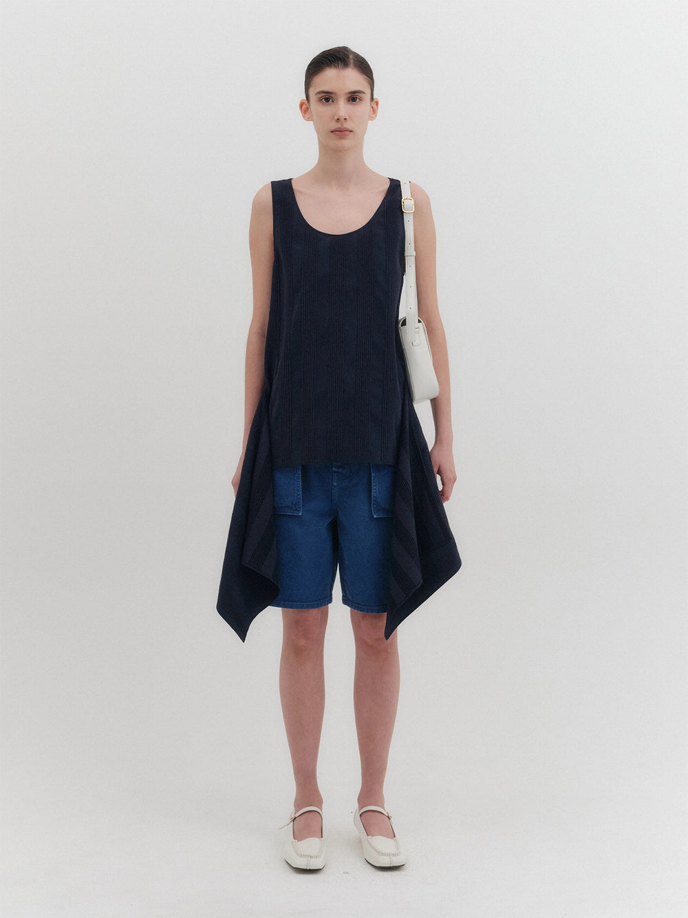 EENK Transformative Sleeveless Top - Navy