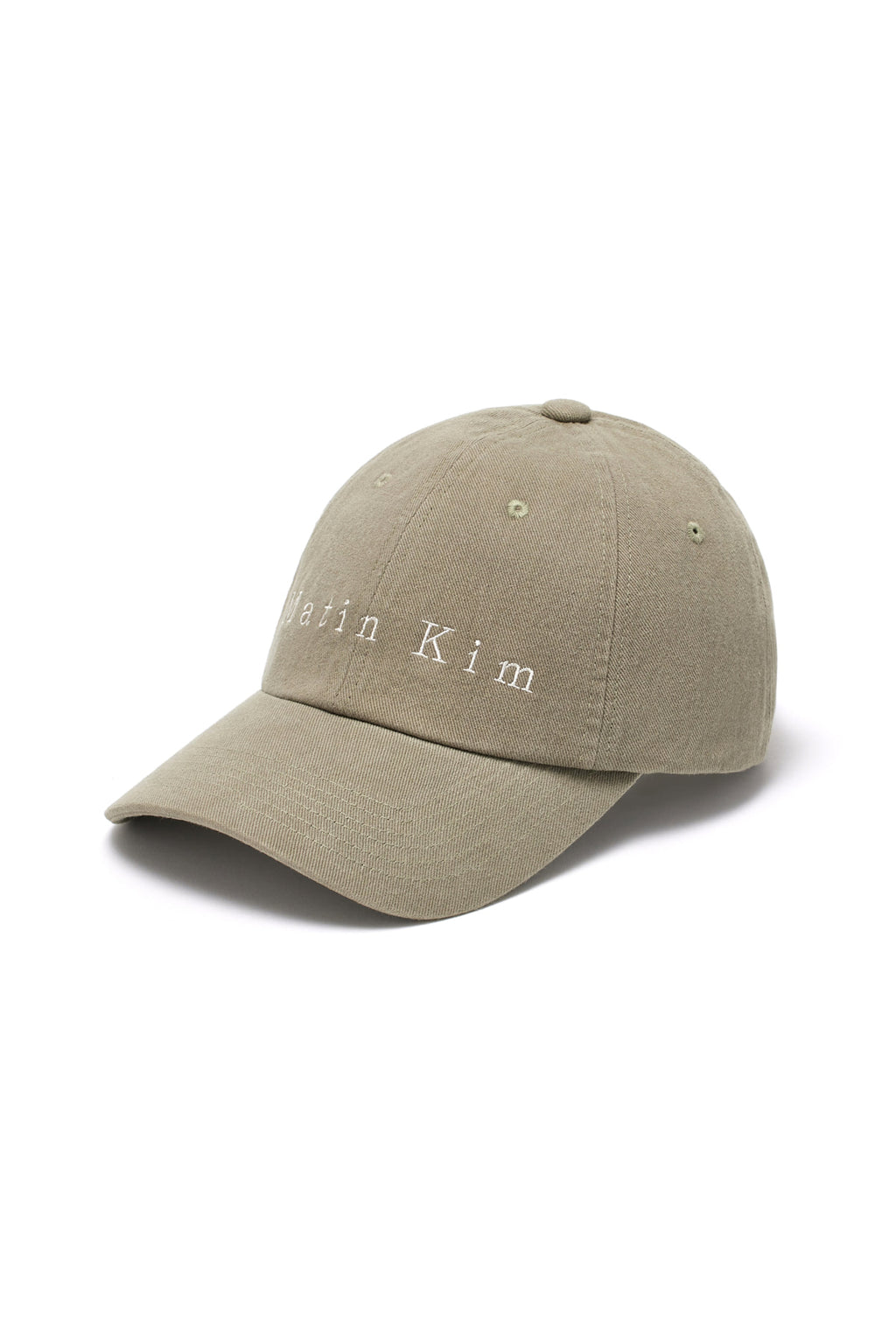 [matinkim] MATIN COTTON WASHED BALL CAP IN KHAKI GREY
