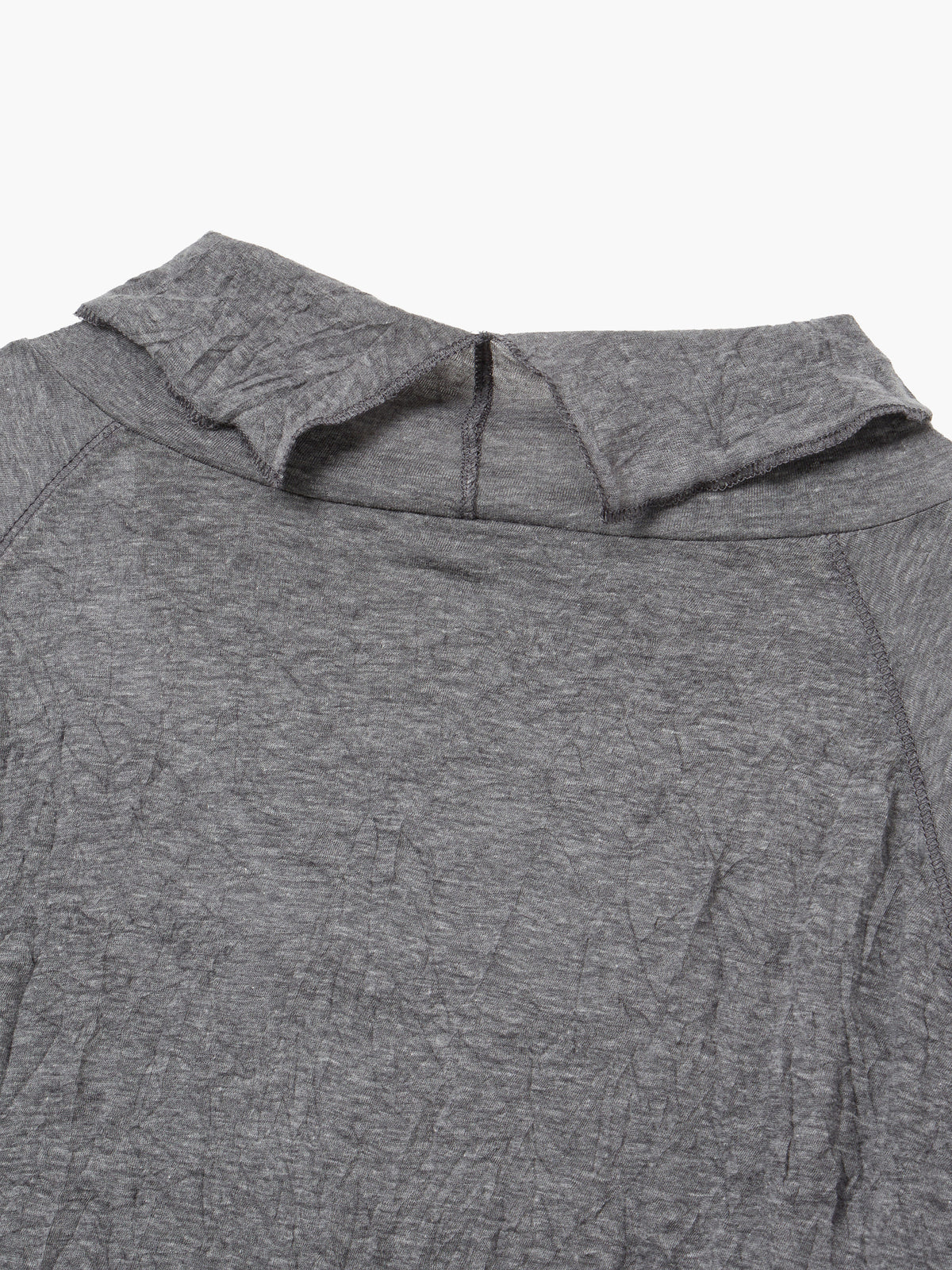 Margesherwood Crinkle Half Neck Long Sleeve grey