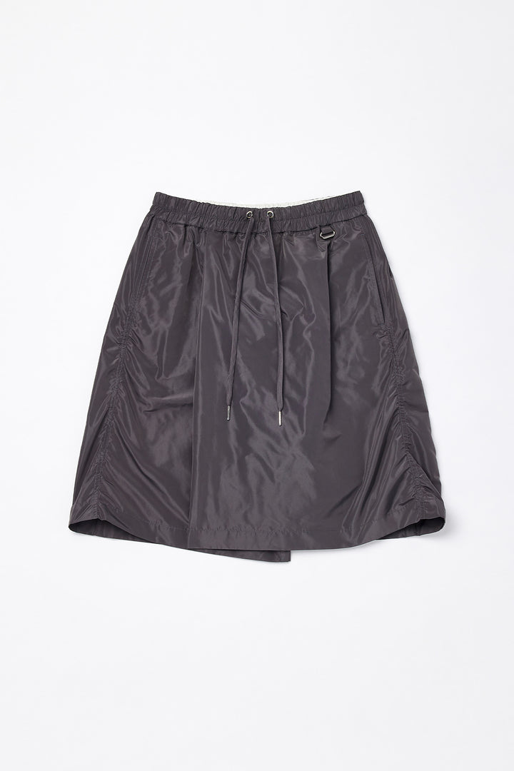 Matinkim String Point Banding Wrap Shorts IN Charcoal