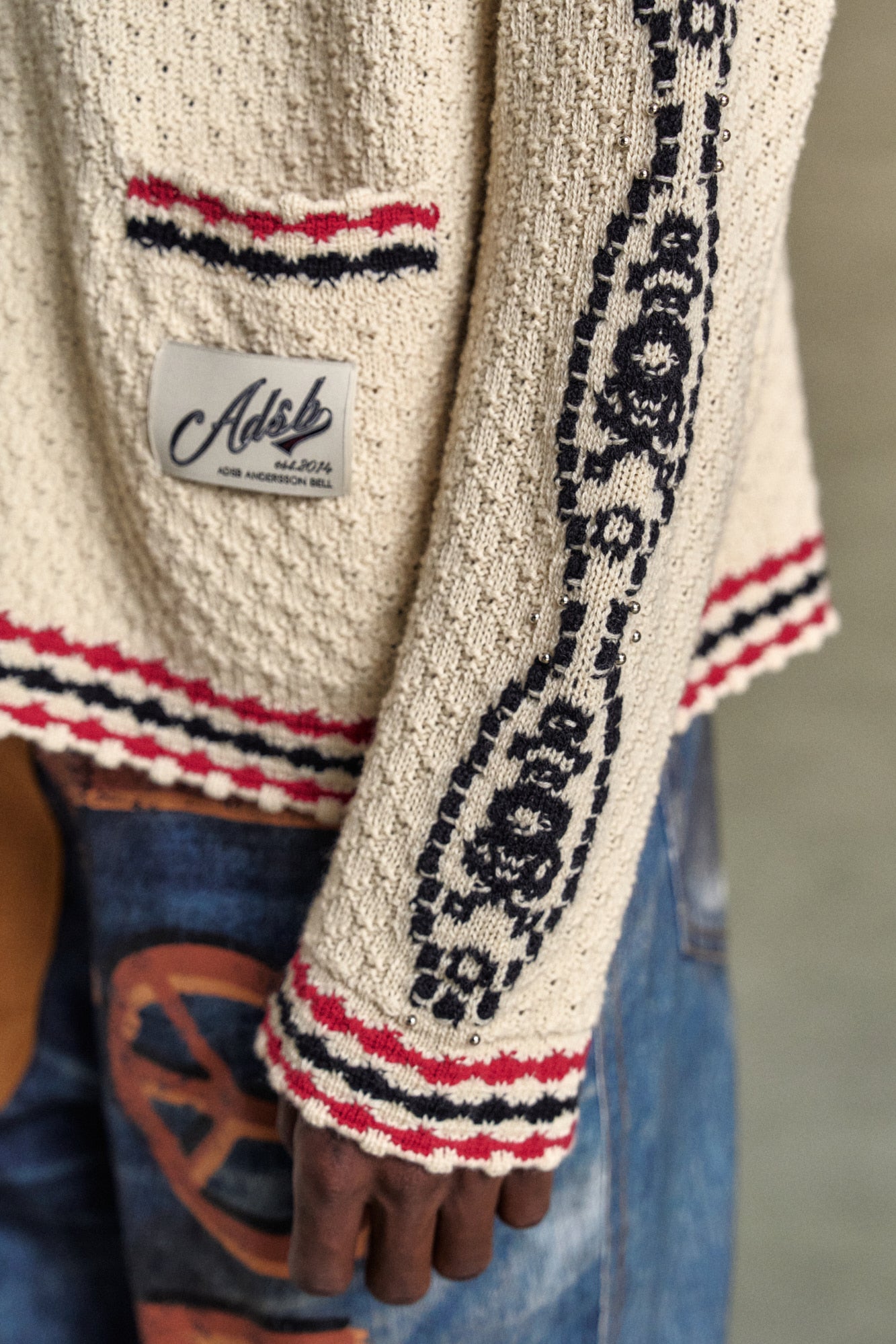 Andersson Bell Fantasia Round-Neck Cardigan
