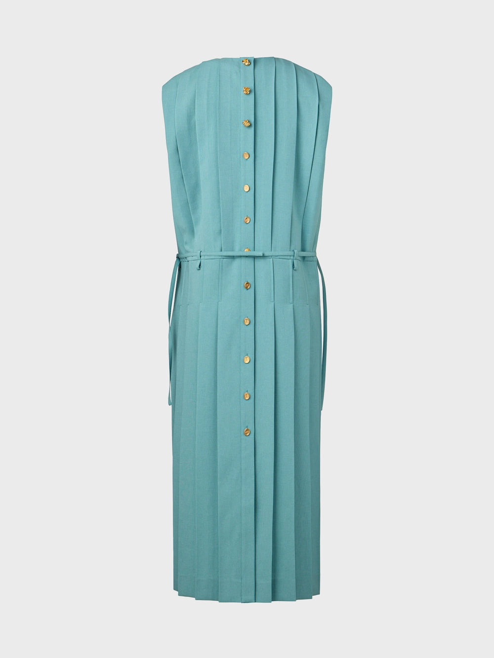 EENK Pleated Long Dress - Light Blue