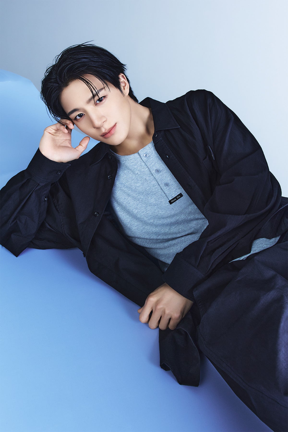 Matinkim Mixed Panel Over Fit Shirt IN Black