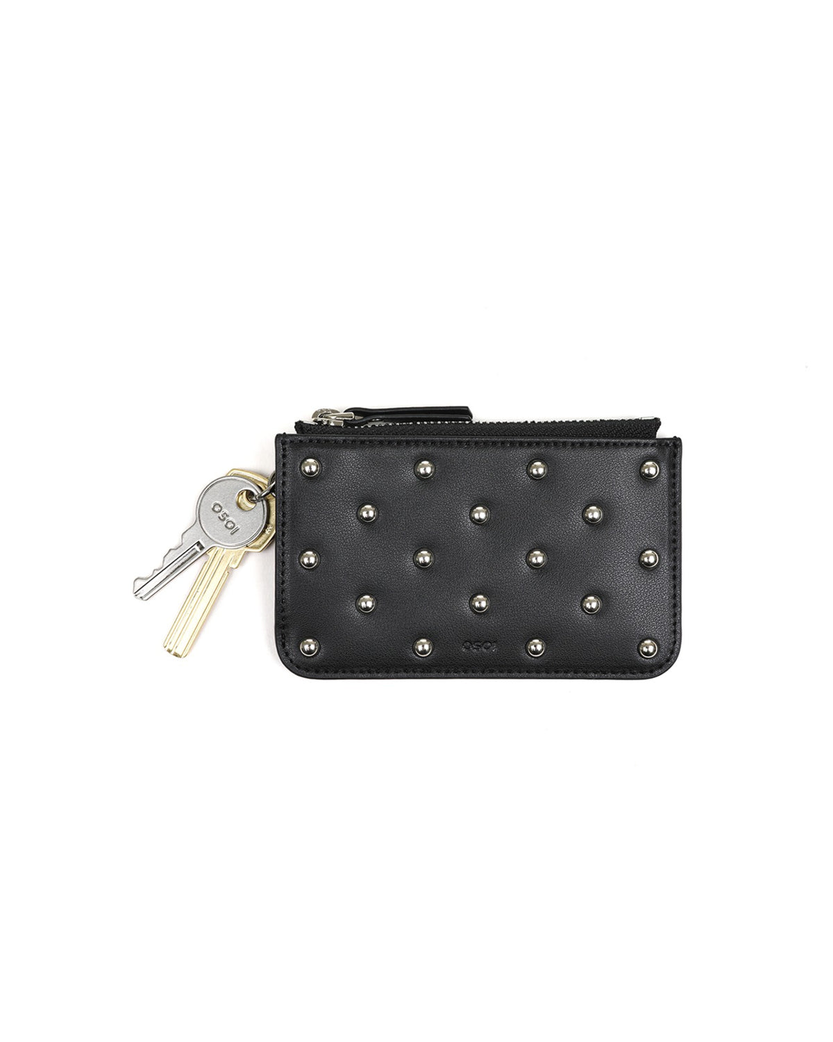 Osoi Card Holder Wallet Black Stud