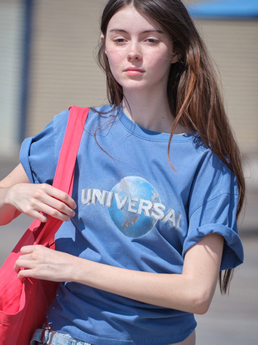 Low Classic Universal Washed Basic Tee Blue