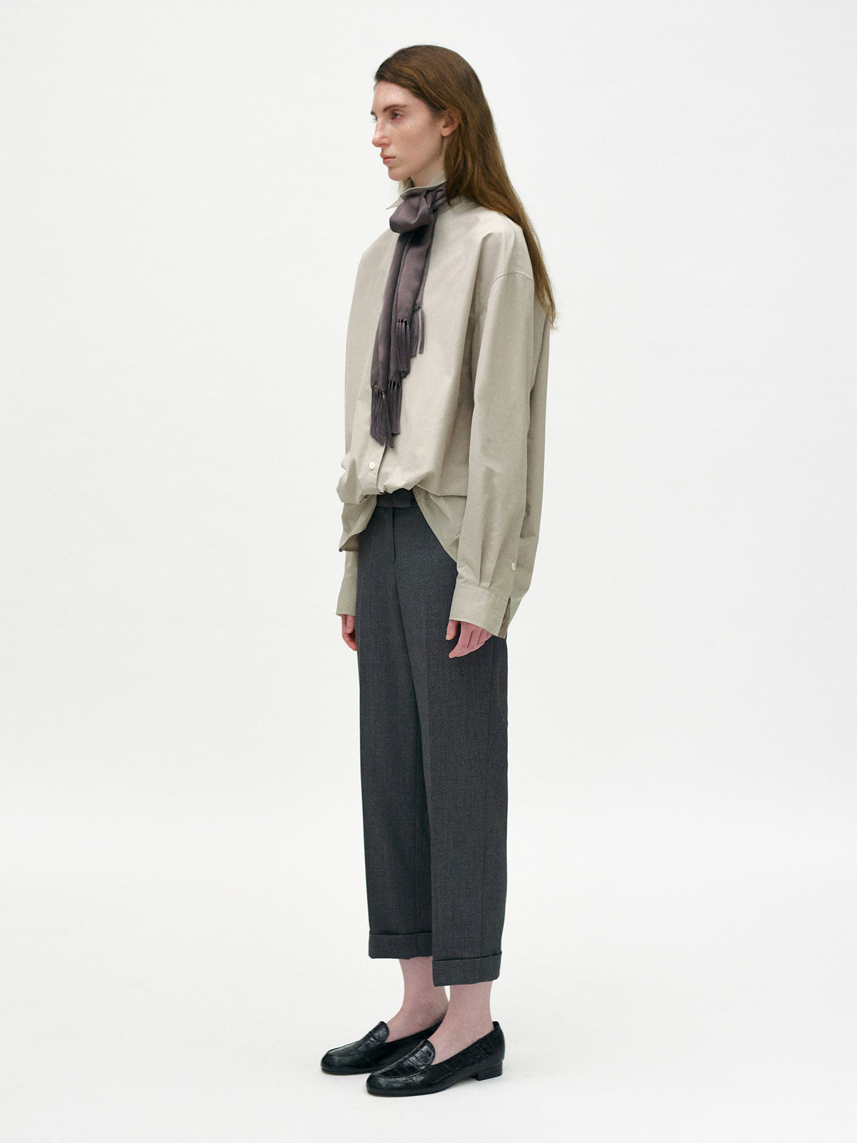 Nothing Written Leta classic shirt (Muted beige)