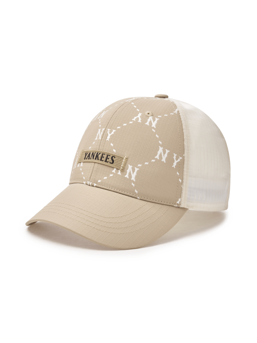 [25S New] Diamond Monogram Sportive Mesh Cap New York Yankees