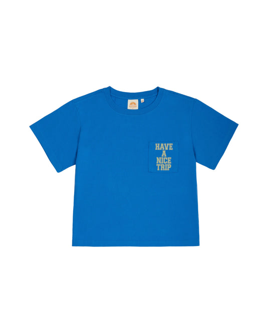 HS Pocket Shorts Sleeve Tee(W)_Vintage Blue
