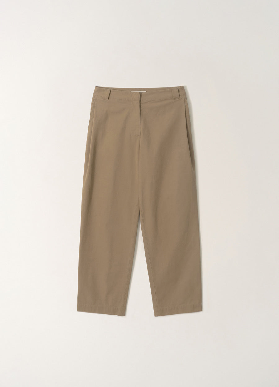 Nothing Written Ground cotton trousers (Camel)