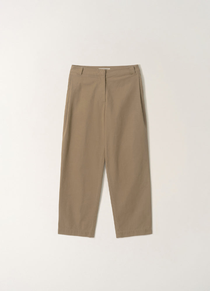 Nothing Written Ground cotton trousers (Camel)